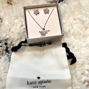 Kate Spade Necklace and earring set NIB